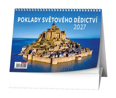 Kalendář stolní - Poklady světového dědictví