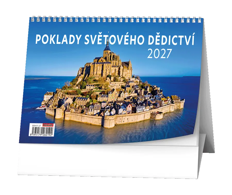 Kalendář stolní - Poklady světového dědictví