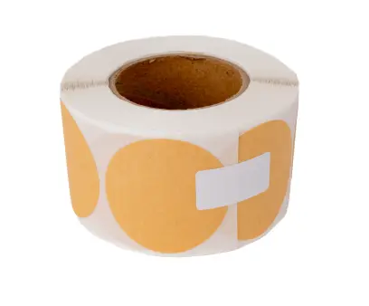Samolepky papírové na rolce DPNK-268 kraft DP
