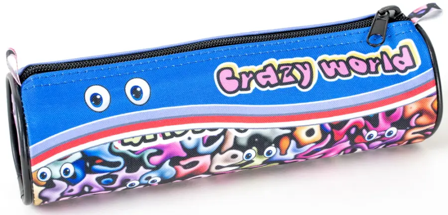 Penál rolka Crazy 2 modrý