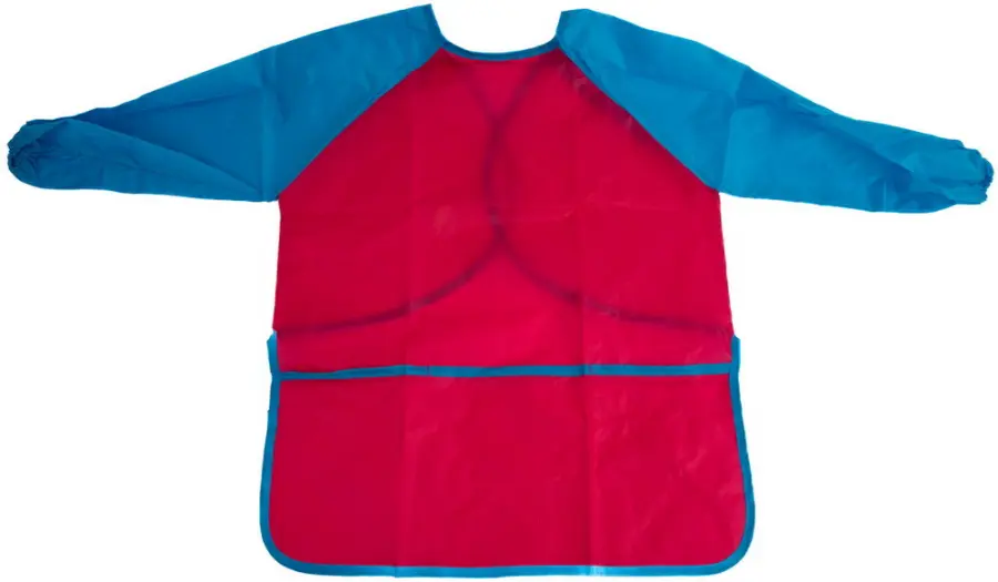 Zástěrka na výtvarnou výchovu Sleeve 1 modrá/růžová