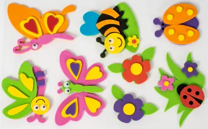 Samolepky pěnové 3D 07 motýli