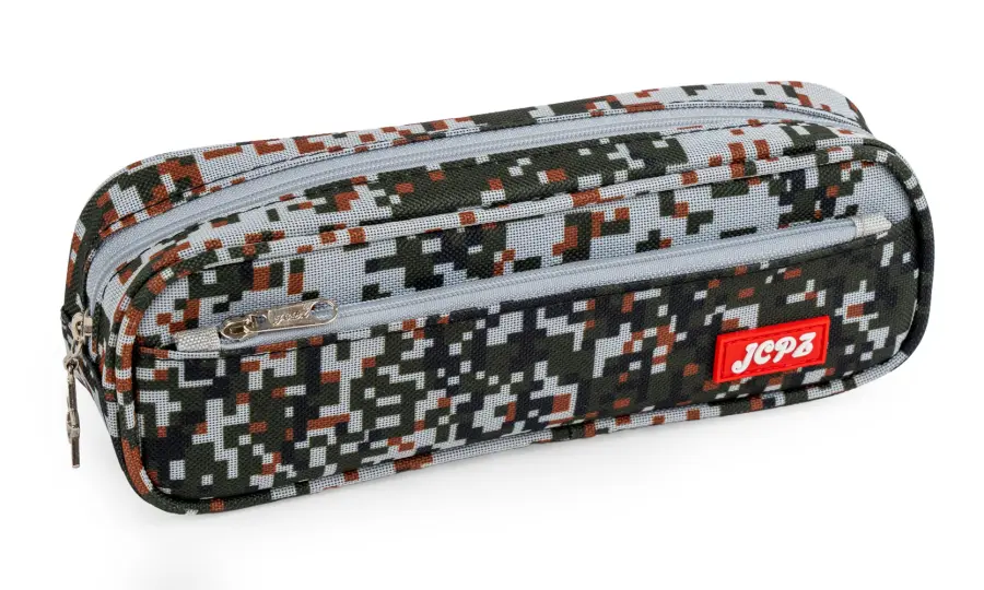 Penál etue Camo 2 šedý