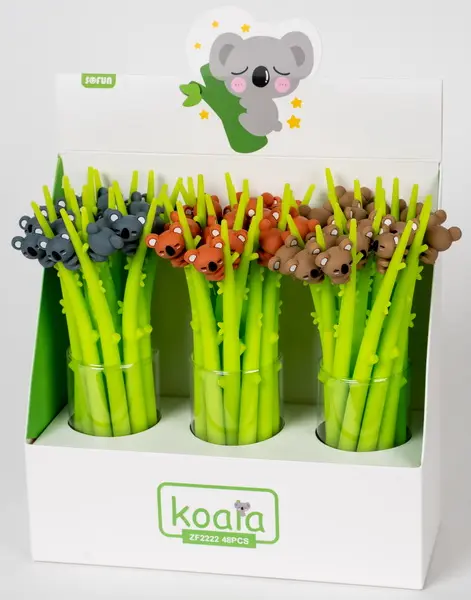 Pero gelové Silky 06 Koala mix