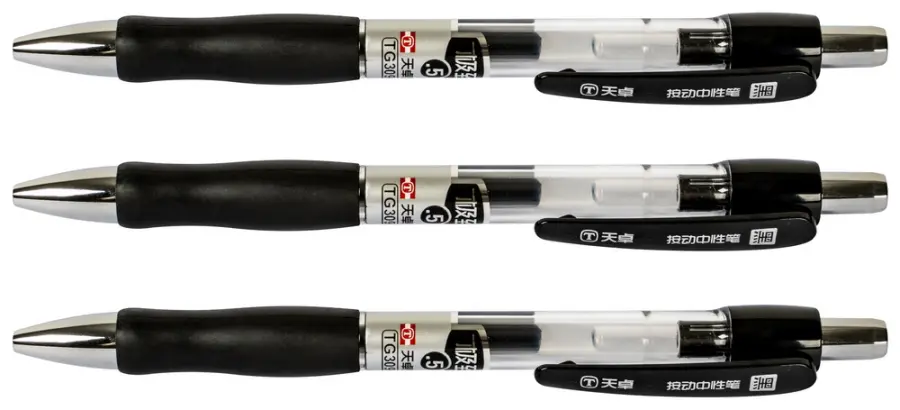 Pero gelové Intense černé