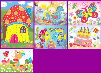 Mozaika kamínková Gem 6 ks 01