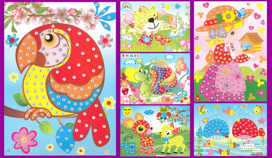 Mozaika kamínková Gem 6 ks 02