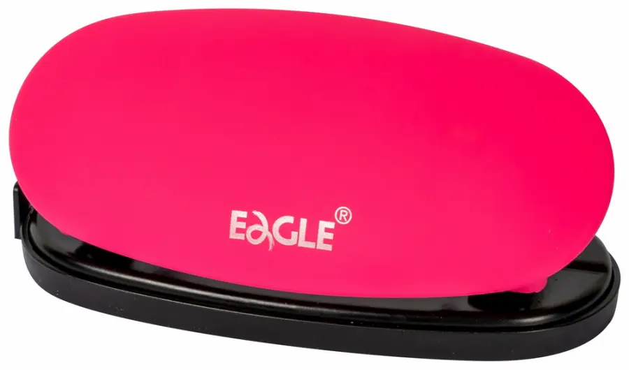 Děrovačka na 10 listů HA! růžová