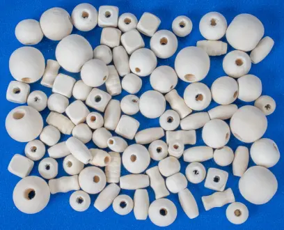 Korálky dřevěné Natural DP