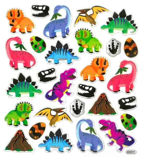 Samolepky papírové DPNK-129 dinosauři DP