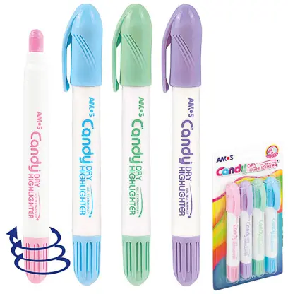 Zvýrazňovač gelový Pastel 4 barvy