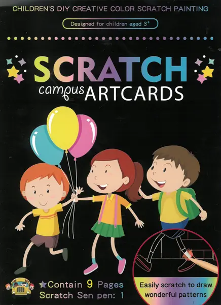 Obrázek škrabací Mark 9 ks 09 škola