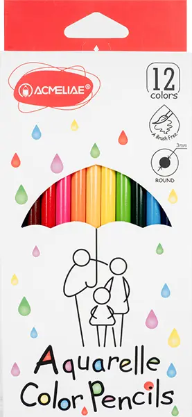 Pastelky 12 akvarelové Acmeliae