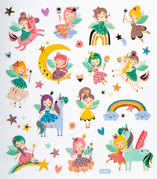 Samolepky papírové DPNK-160 víly DP