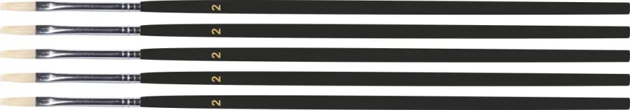 Štětec plochý č. 02 F 12 ks