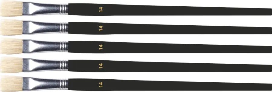 Štětec plochý č. 14 F 12 ks