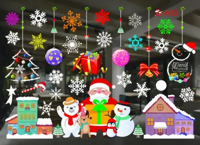 Samolepka na okna 35x50 cm 2 ks 09