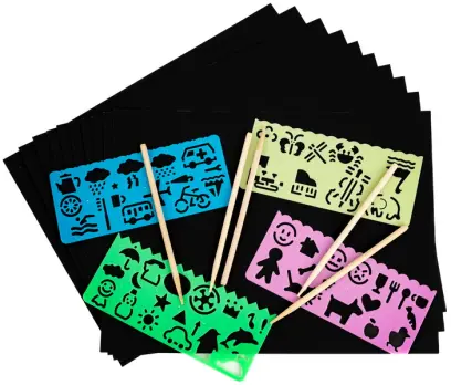 Obrázek škrabací Mark sada 01