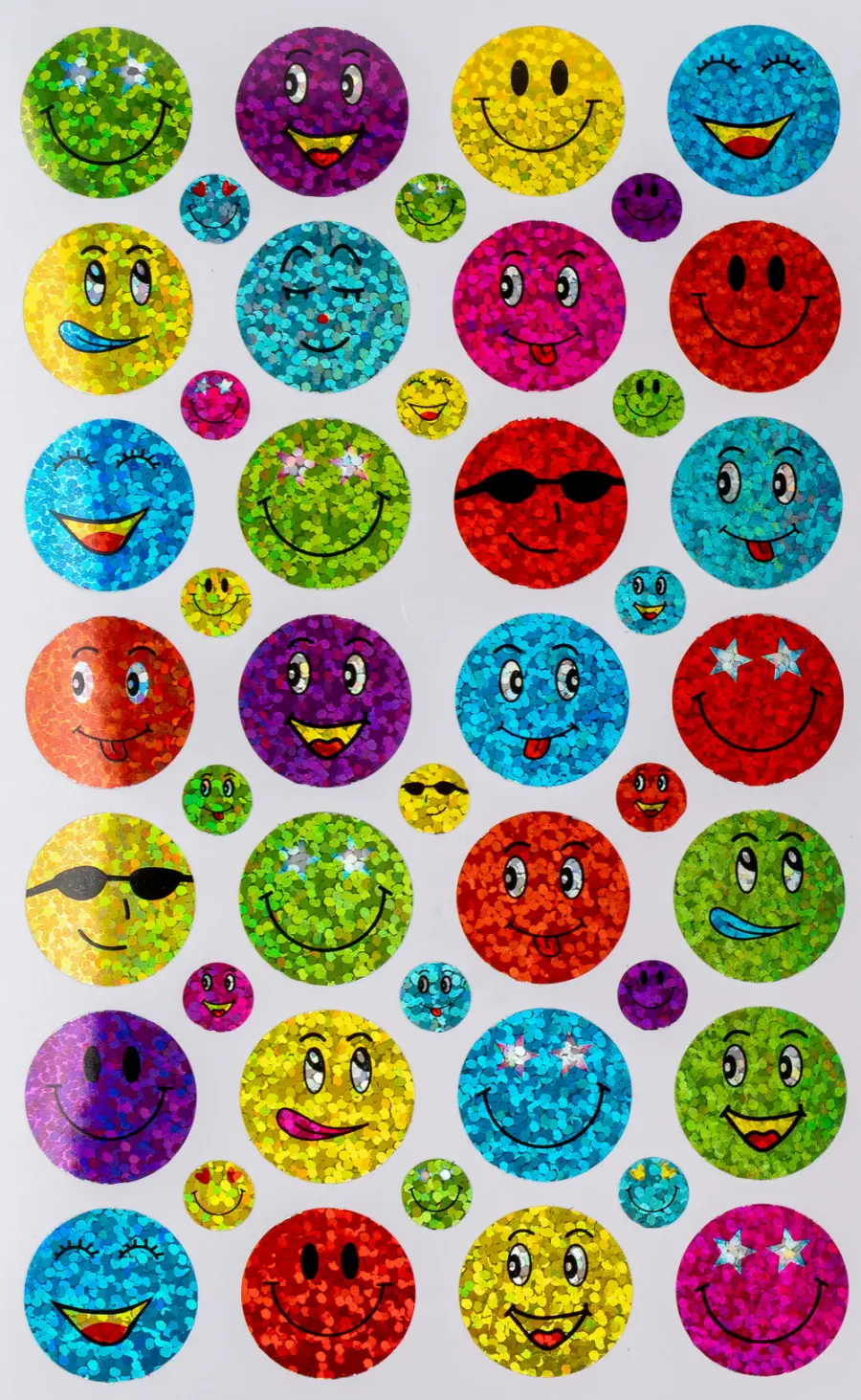 Samolepky papírové Smile 01 5 ks