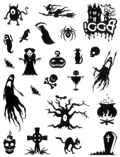 Tetování DPTT-001 Halloween DP