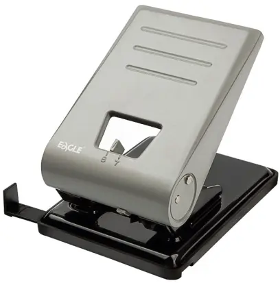 Děrovačka na 40 listů Eagle šedá