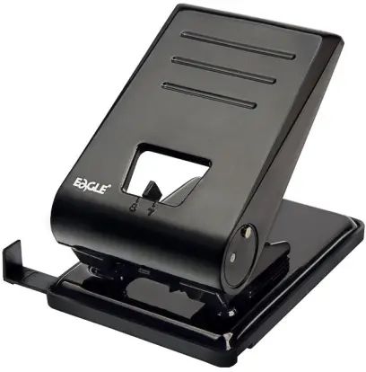 Děrovačka na 40 listů Eagle černá