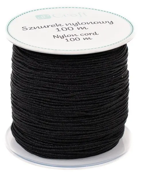 Šňůrka nylonová 0,8 mm 100 m černá DP