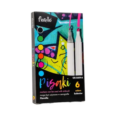 Popisovač Airbrush Fiorello GR-5604 6 barev