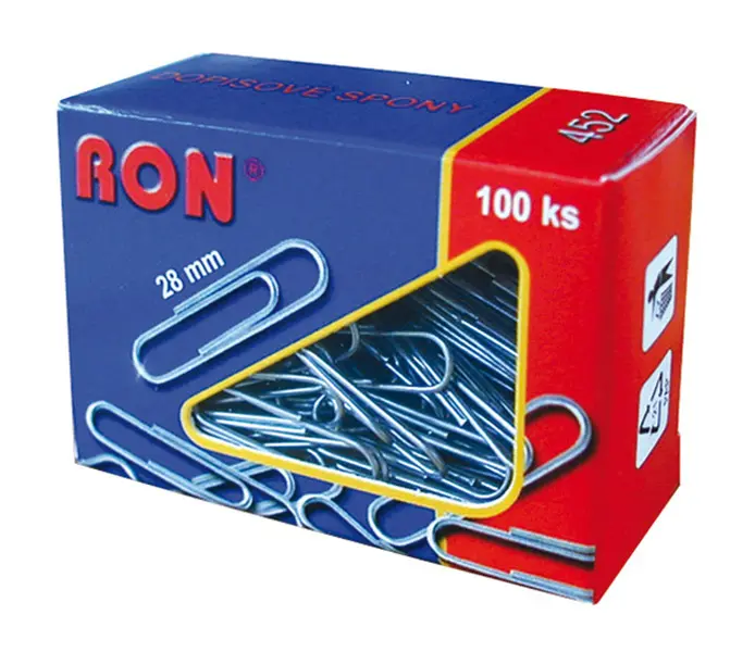 Spony dopisní 452 28 mm 100 ks