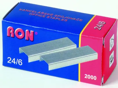 Spojovače 484/6/100 L kancelářské, 6 mm délka nožičky, 2000 ks