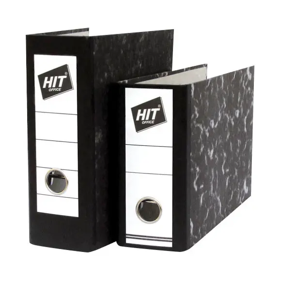 Pořadač pákový 80 mm A5 na šířku mramor