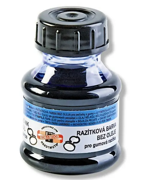 Barva razítková modrá 50 g