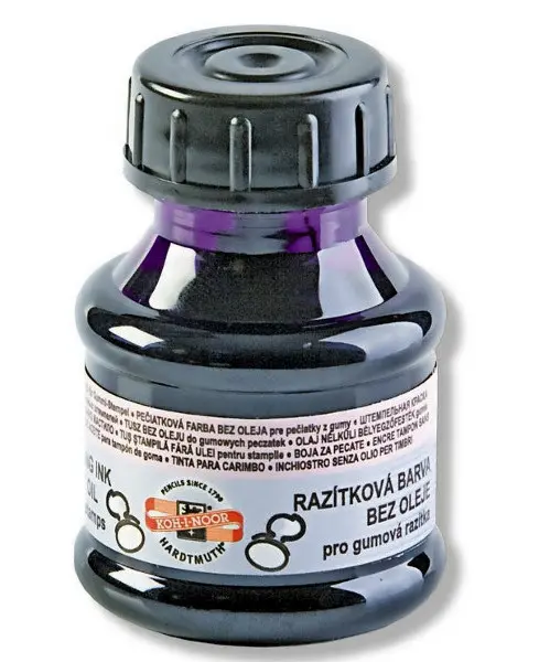 Barva razítková fialová 50 g