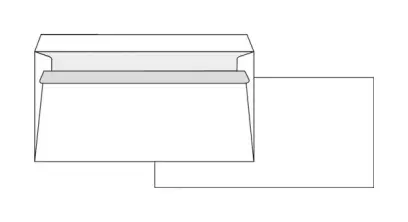 Obálka poštovní DL samolepicí 1000 ks