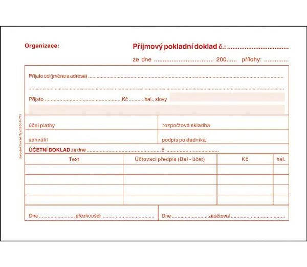 PPD A6 SP pro podvojné účetnícví