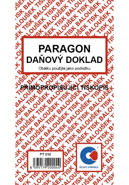 Paragon SP daňový doklad