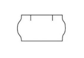 Etikety cenové 22x12 mm bílé CONTACT 1500 etiket