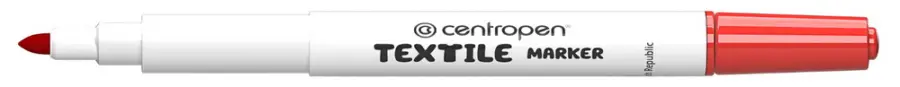 Značkovač na textil 2739 červený stopa 1,8 mm