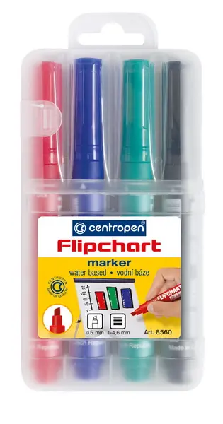 Značkovač 8560/4 sada 4 barvy stopa 1-4,6 mm