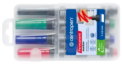 Značkovač nestíratelný 8576/4 sada 4 barvy stopa 1-4,6 mm