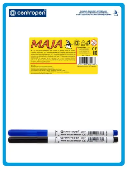 Tabulka 7729 stíratelná 18x24 cm oboustranná vč. 2507