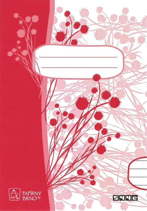 Sešit 544 recyklovaný, formát A5, 40 listů, linkovaný - 8 mm