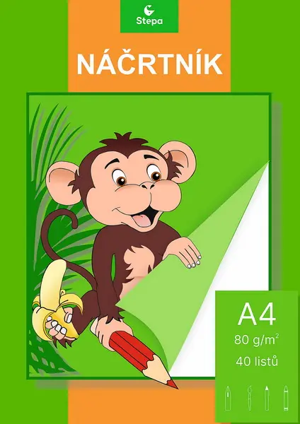 Náčrtník A4 NB 44 40 listů
