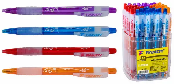 Pero kuličkové Flowers mix