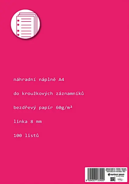 Vložka do karisbloků A4