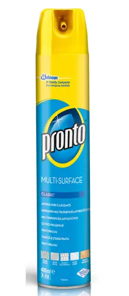 Leštěnka Pronto proti prachu 400 ml modrá