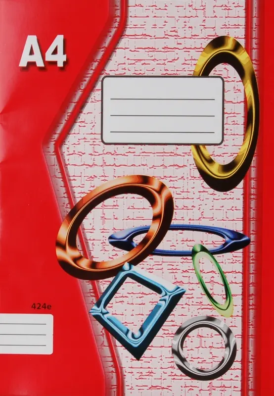 Sešit 424 recyklovaný, formát A4, 20 listů, linkovaný - 8 mm