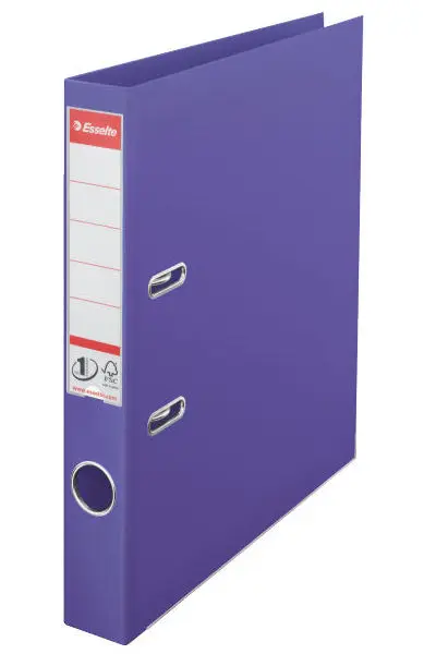 Pořadač pákový 50 mm celoplastový fialový