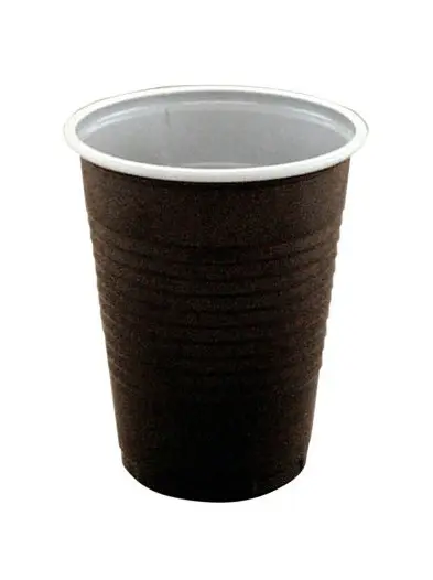 Kelímek kávový hnědo-bílý 0,18 l 100 ks