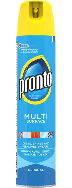 Leštěnka Pronto proti prachu 250 ml modrá